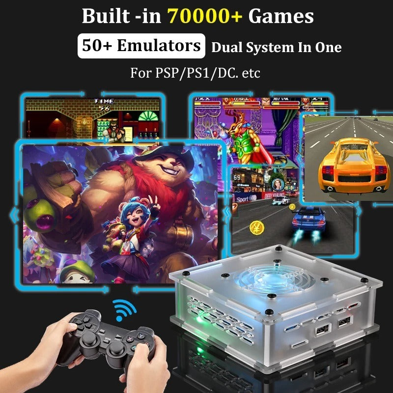 Retro video game console +70,000 preloaded games